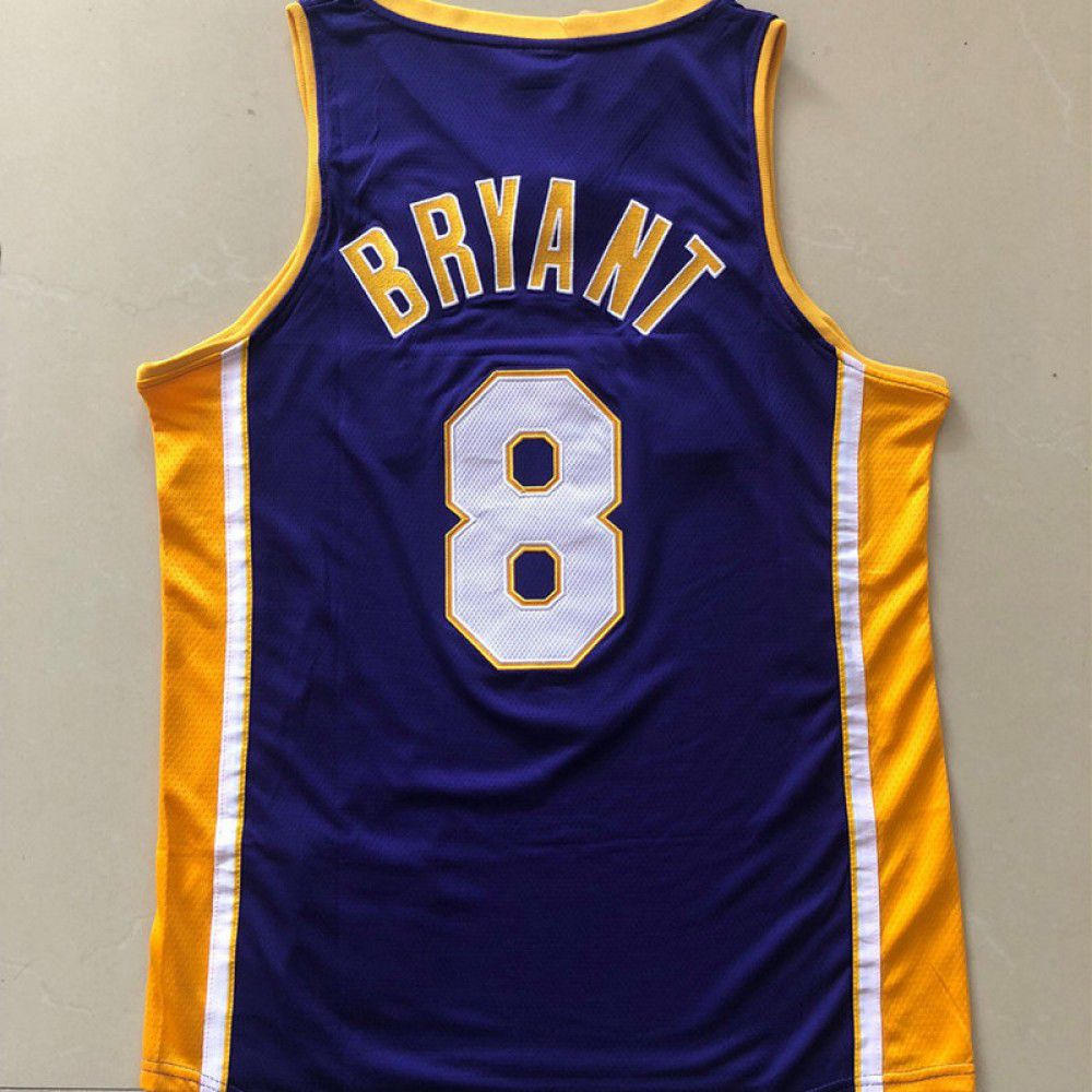 Men's Los Angeles Lakers Kobe Bryant #8 Purple 00-01 Hardwood Classics Jersey-Pro Kit Vault | Brand New 26/27 Sports Jerseys